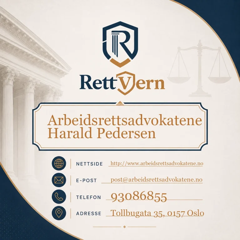 Arbeidsrettsadvokatene Harald Pedersen