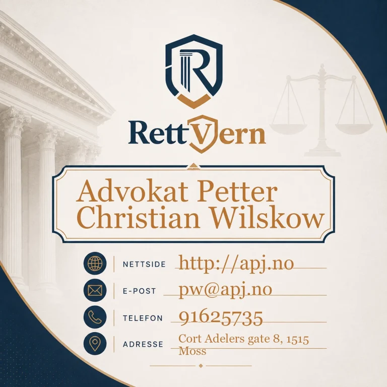Advokat Petter Christian Wilskow