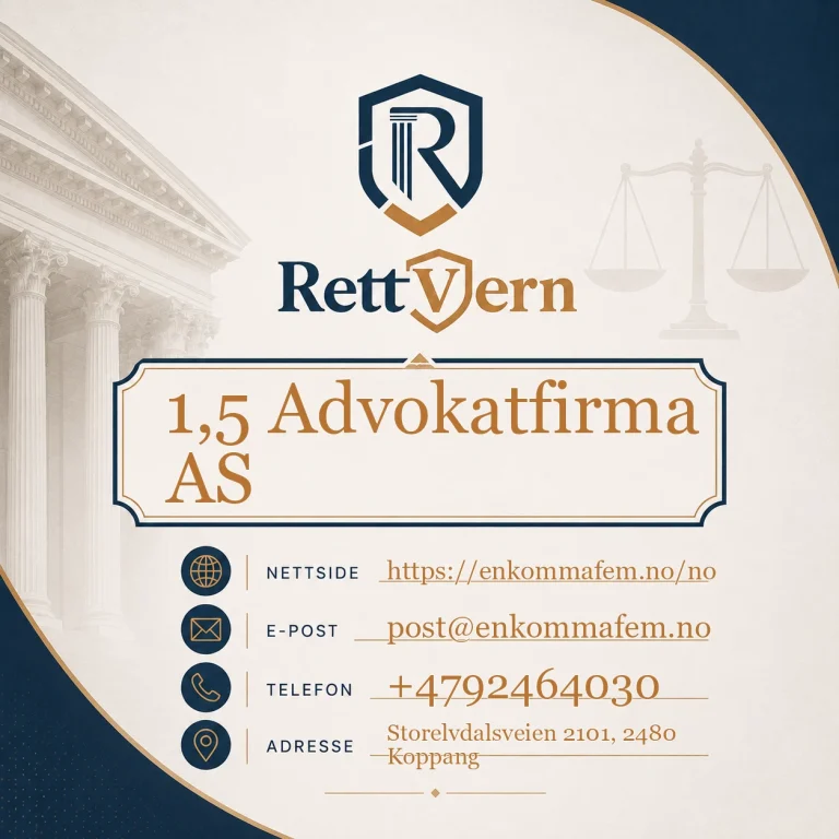 1,5 Advokatfirma AS